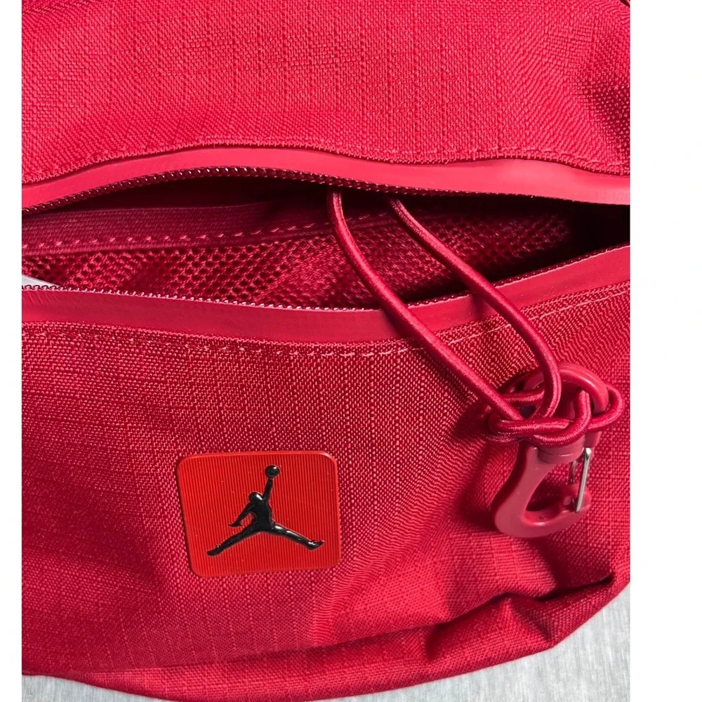 Jordan Nike Jumpman Cordura Crossbody Bag Gym Red Fanny Unisex Waist Pack
